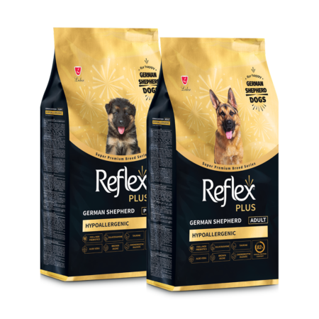 Reflex Plus Croquettes German Shepherd 8kg - Chiot & Adulte Breed Series