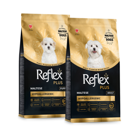 Reflex Plus Croquettes Maltese - Chiot & Adulte 1,5kg & 2kg