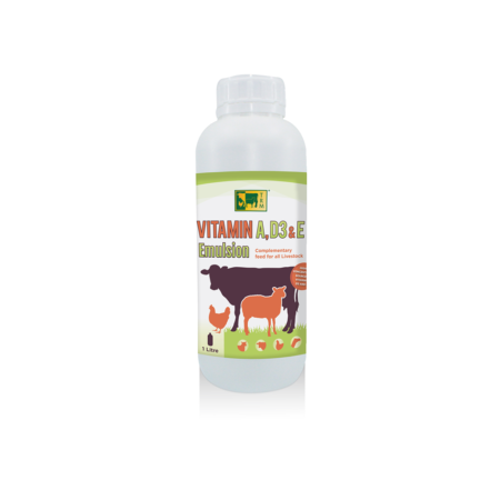 TRM Vitamin A D3 & E Emulsion 1L – Complément Vitamines