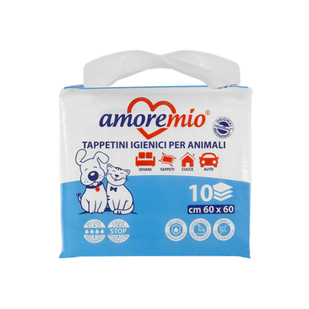 Tapis éducatif Chiens et Rongeurs - Amoremio 10 pieces - 60*60