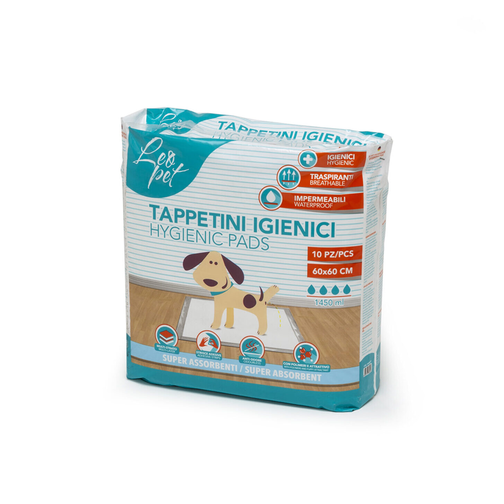 Tapis éducatif Chiens et Rongeurs - Leo Pet 10 pieces - 60_60cm Tapis éducatif Chiens et Rongeurs - Leo Pet 10 pieces - 60*60cm