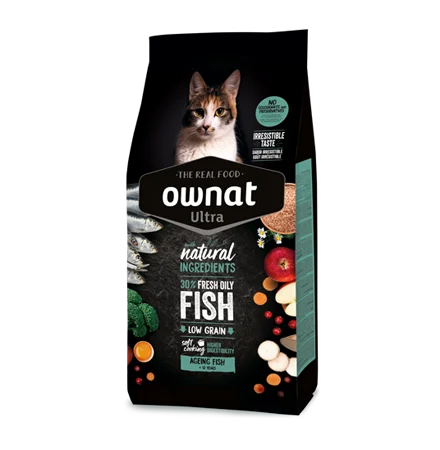 Ownat Ultra Ageing Fish 3KG - Croquettes Chat Senior Poisson