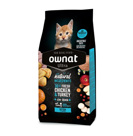 Ownat Ultra KITTEN - Croquettes Chat 1,5KG & 3KG