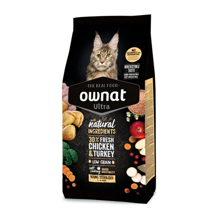 Ownat Ultra Young Sterilized Chat 3KG & 8KG - Croquettes