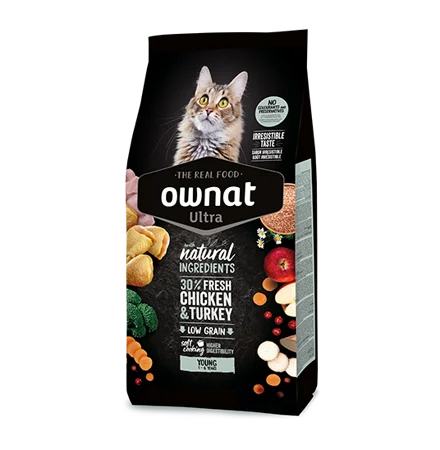 Ownat Ultra Young - Chat : Croquettes pour Chat 3KG & 8KG