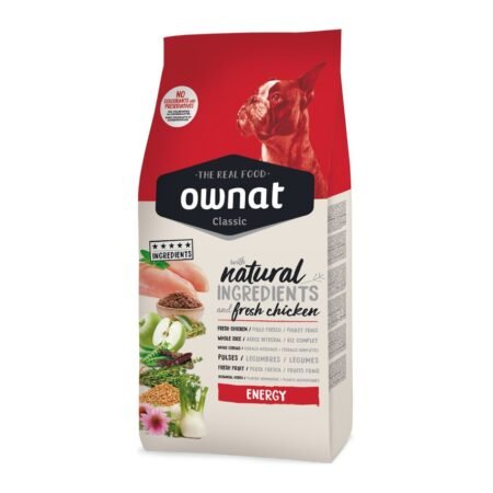 Ownat Classic Energy Chien - Croquettes pour Chien Actif (20KG & 4KG)