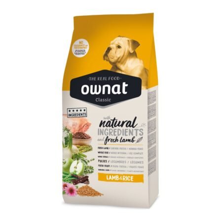Ownat Classic Lamb & Rice 20KG & 4KG - Croquettes Chien