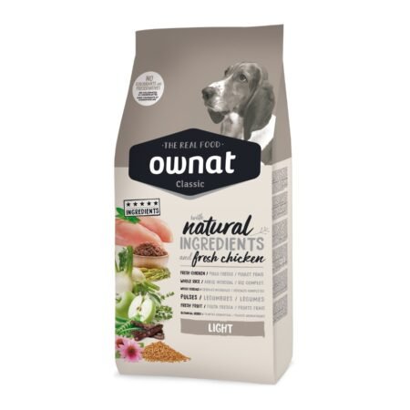 Ownat Classic Light Chien - Croquettes Minceur 20KG & 4KG