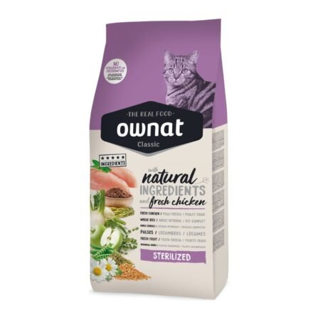 Ownat Classic Sterilized Chat 15KG, 4KG, 1,5KG & 400G