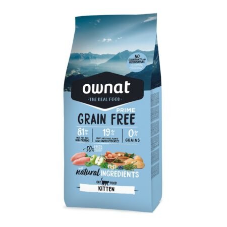 Ownat GF Prime Kitten 3kg - Croquettes Chat Sans Céréales