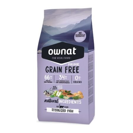 Ownat GF Prime Stérilisé Poisson - Chat (3KG & 8KG)