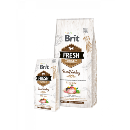 Brit Fresh Croquettes Dinde & Pois Light Fit & Slim 2.5kg/12kg