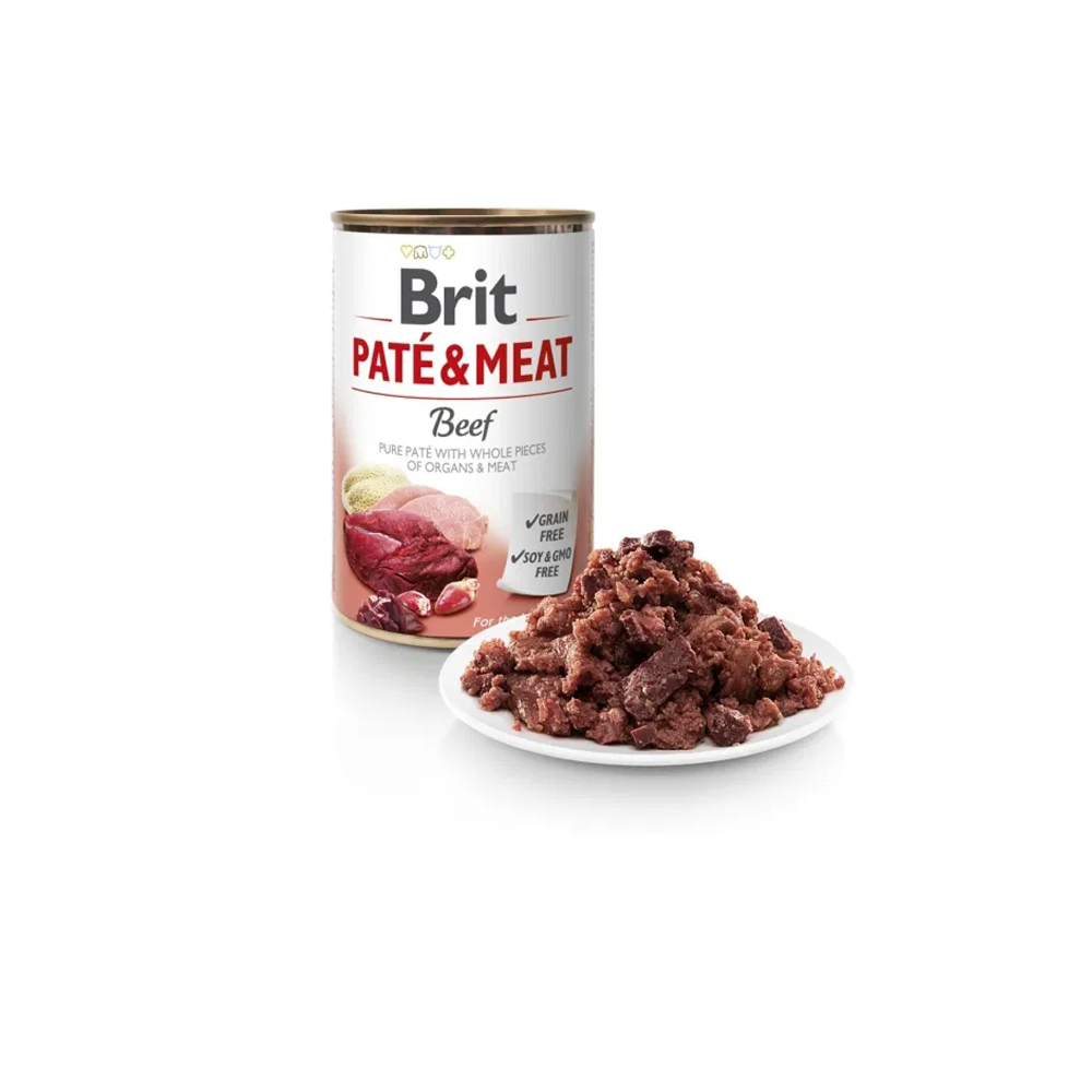 Brit Paté & Meat Beef – Aliment Humide Chien Saveur Meat Brit Paté & Meat Beef – Aliment Humide Chien Saveur Meat