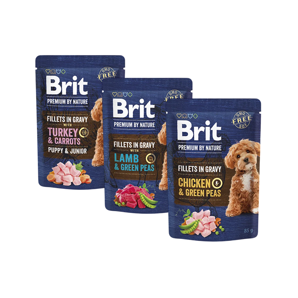 Brit Premium by Nature Filets en Sauce Chien (Variétés) 85g Brit Premium by Nature Filets en Sauce Chien (Variétés) 85g
