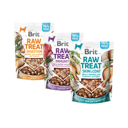 Brit Raw Treat Freeze-Dried Friandise & Topper 40g (Multi-saveurs)