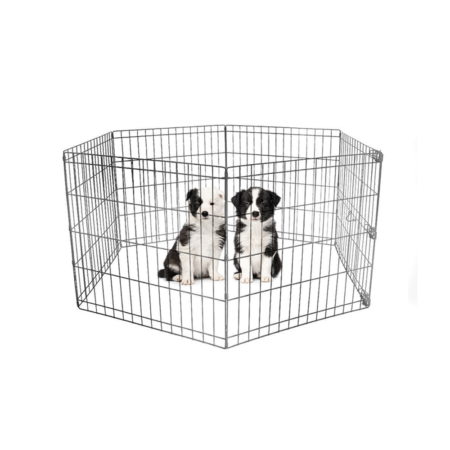 Enclos 6 Panneaux Métal Chiens & Rongeurs