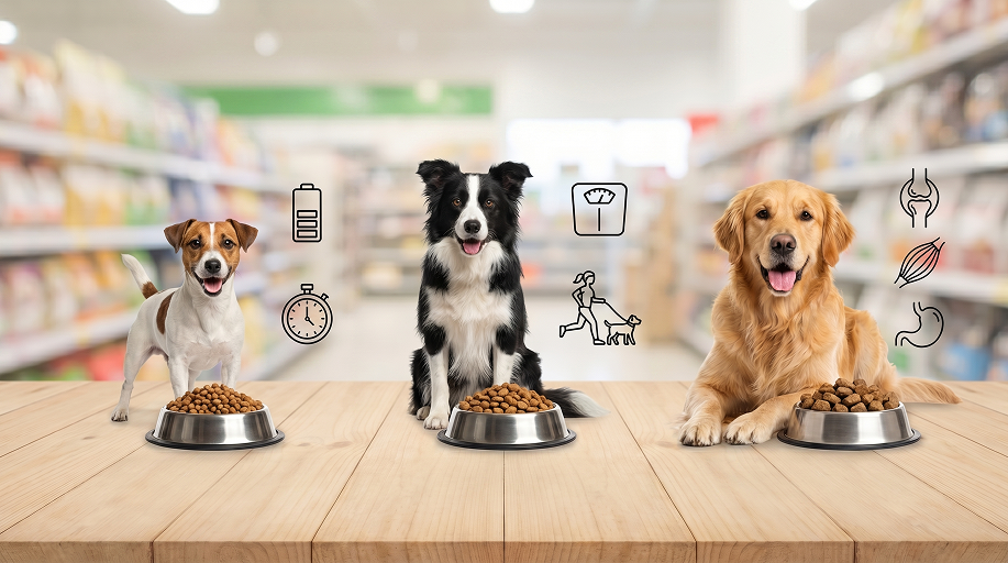 La taille du chien influence aussi son alimentation.