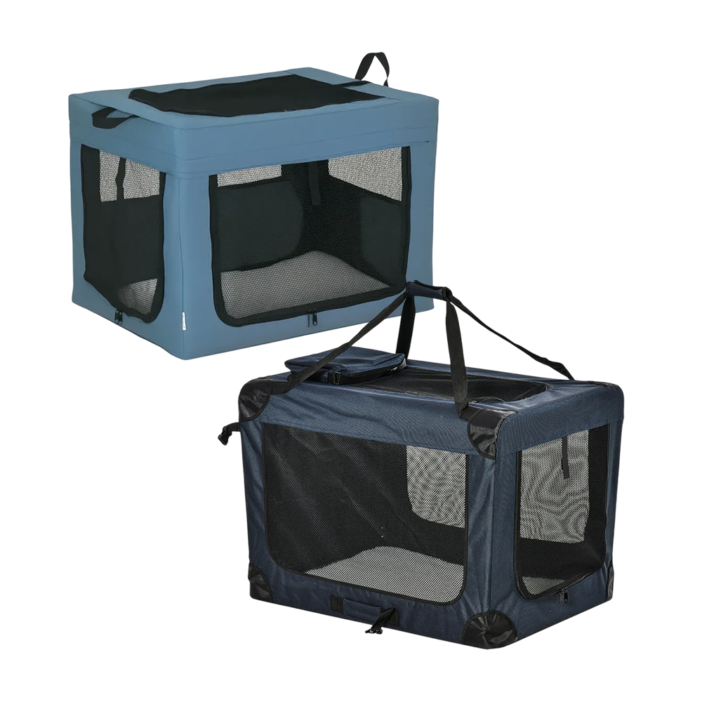 Pawhut Grand Sac de Transport Bleu / Bleu Nuit pour Chiens et Chats Pawhut Grand Sac de Transport Bleu / Bleu Nuit pour Chiens et Chats