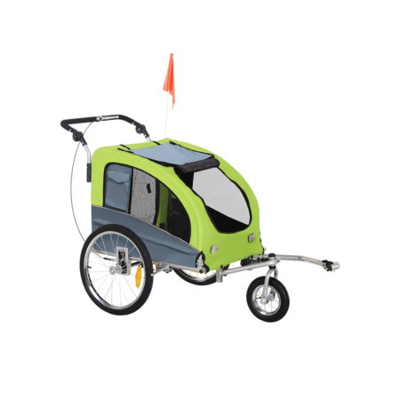 Remorque, pousette 2 en 1, 3roues
