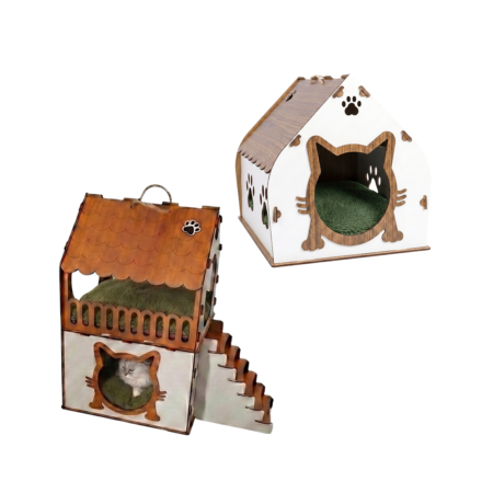 Maison pour chat: 1étage & 2étages