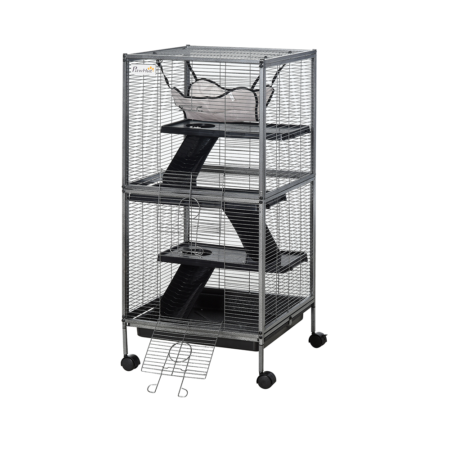Cage pour rongeurs multifonction PawHut