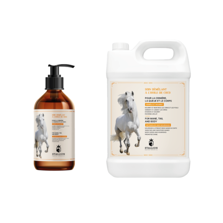 Démêlant sans eau à l’huile de coco Stallion 1L & 5L