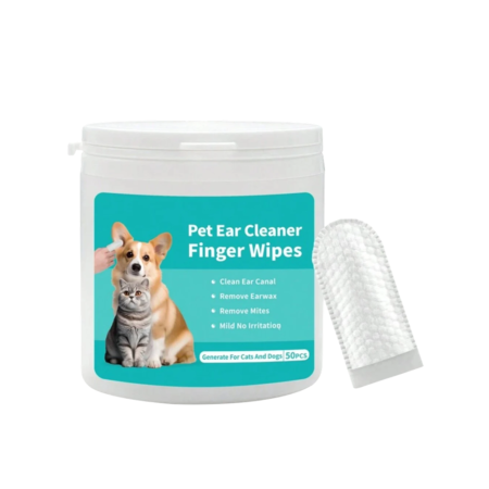 Lingettes pour oreilles pour chien Petshop - 50 pièces
