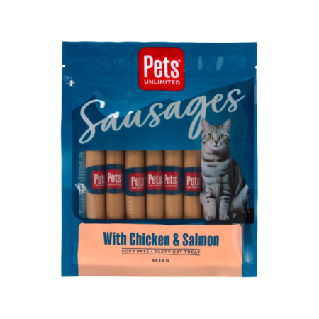 Saucisses pour chat Pets Unlimited 8 pièces
