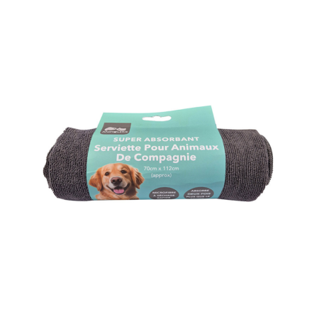 Serviette Microfibre pour Animaux 112x70cm