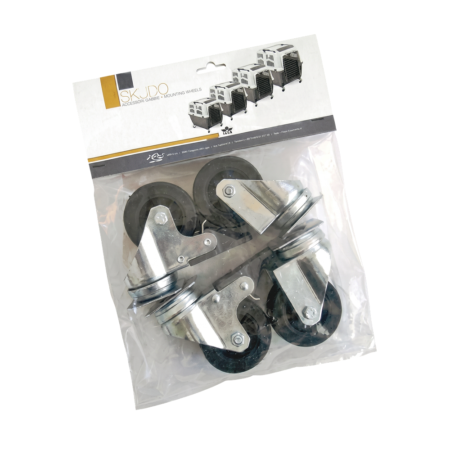 Skudo Roues pour Cage de Transport Skudo 4-5-6-7 - Set de 4