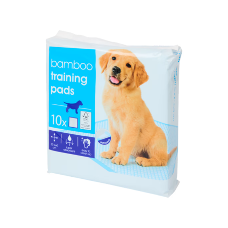 Tapis de propreté pour chien 10pcs 60x60cm Bamboo
