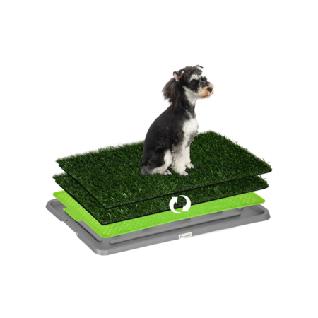 Toilette chien gazon artificiel PawHut 67x41 cm