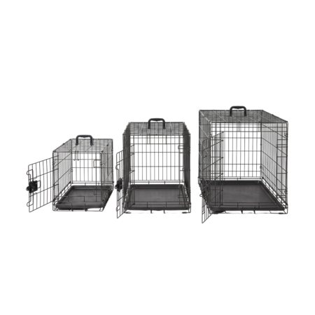 Cage en fer pliable pour chiens Leo Pet - M/L/XL