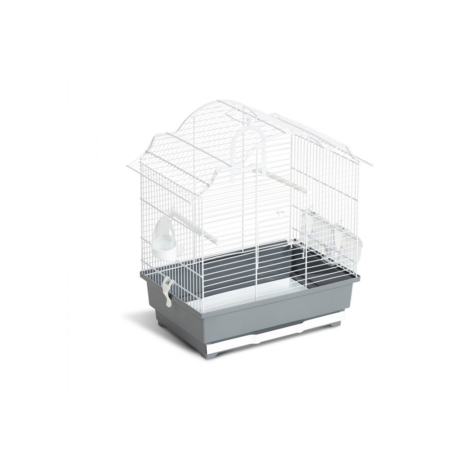 Cage pour Oiseaux Leopet Patty Blanche 40x27x42 cm