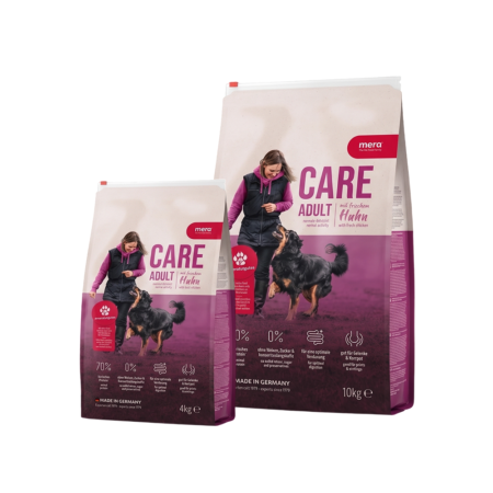 Croquettes MERA CARE ADULT HUHN - 4 kg & 10 kg