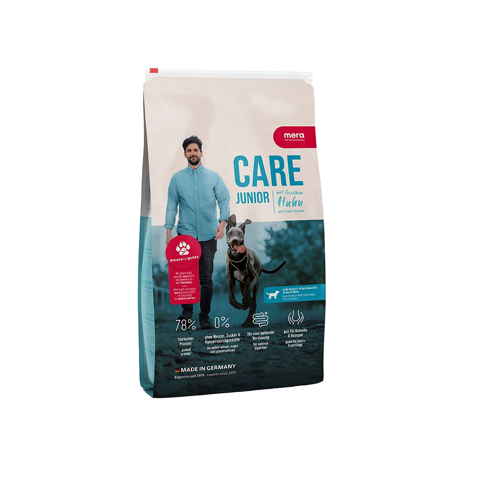 Croquettes MERA Care Junior Huhn 10 kg Croquettes MERA Care Junior Huhn 10 kg