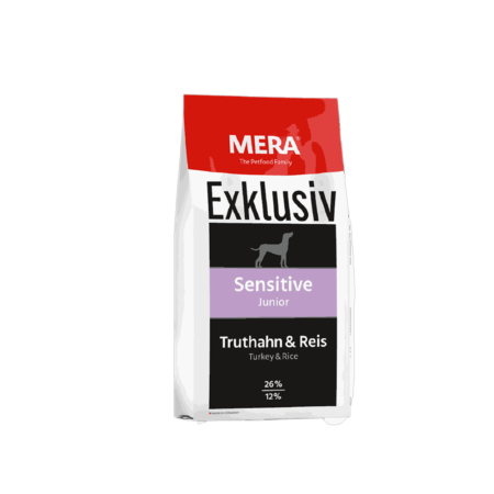 Croquettes MERA Dog Exclusive Sensitive Junior 15 kg