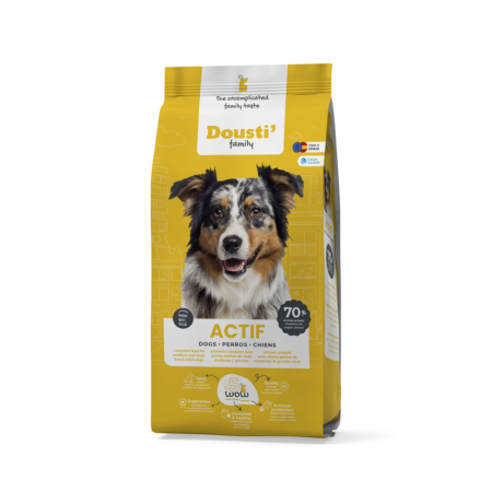 Croquettes Chien Volaille Dousti Family Actif 20kg
