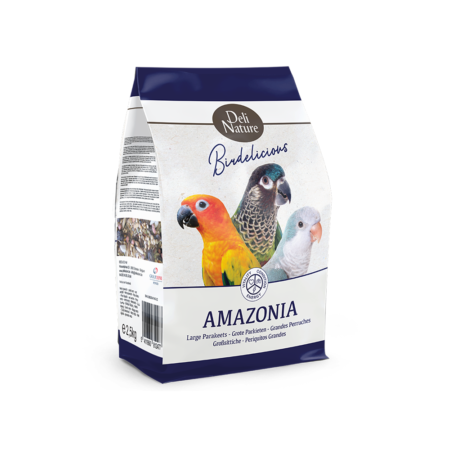 Grandes Perruches Amazonia Birdelicious Deli Nature 2,5Kg
