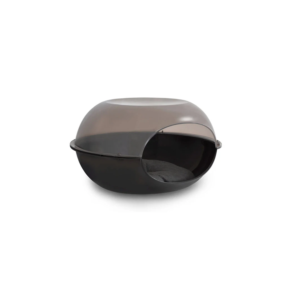 Niche avec Coussin Bergamo - Noir 57x48x31h Niche avec Coussin Bergamo - Noir 57x48x31h