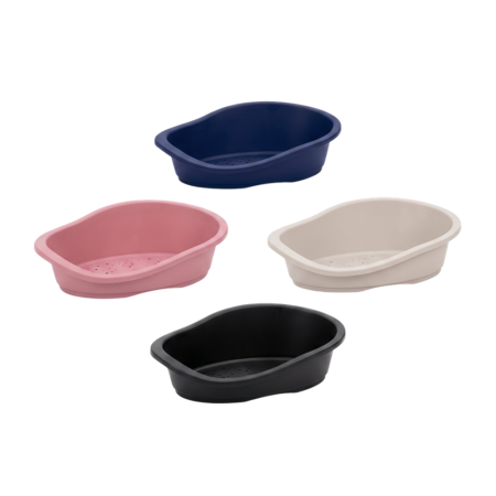 Panier Corbeille Sonny S Bergamo - Noir, Blanc, Rose & Bleu