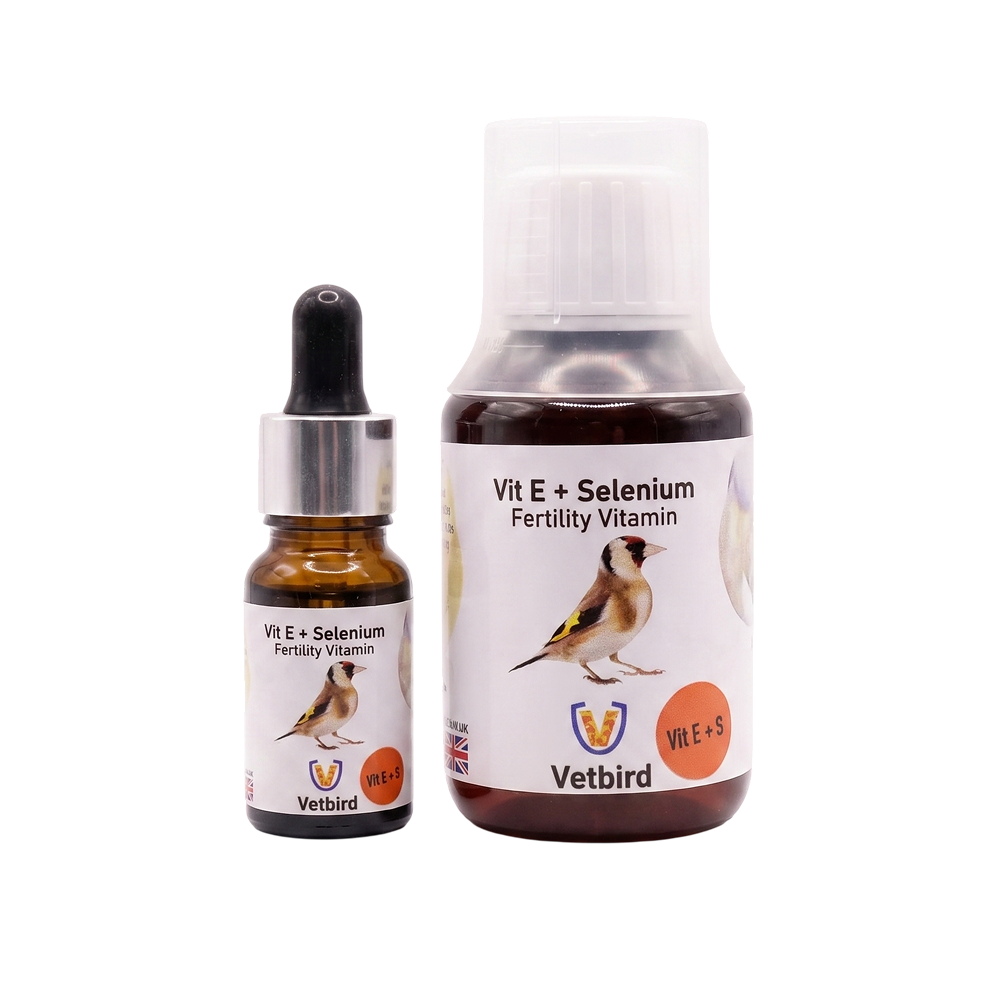 Vit E + Selenium - Fertility Vitamin Vetbird 10ml - 100ml Vit E + Selenium - Fertility Vitamin Vetbird 10ml - 100ml