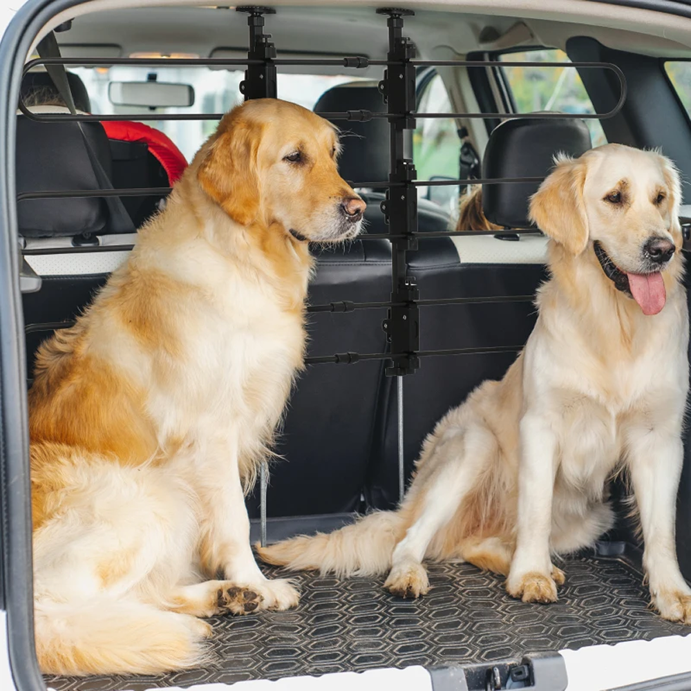 Barrière chien voiture réglable séparateur, 89-150x76-124 cm 2 Barrière chien voiture réglable séparateur, 89-150x76-124 cm