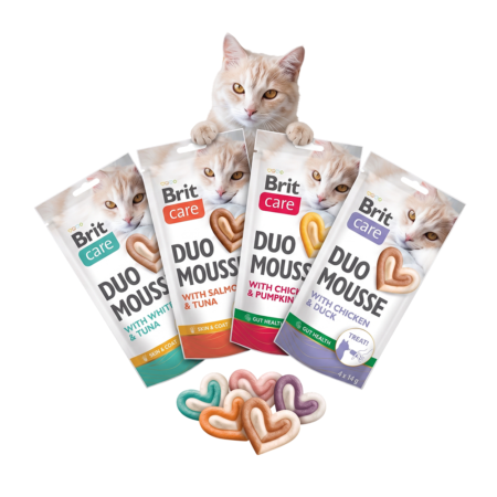 Brit Care Cat Creamy Duo Mousse pour Chat 4x14g
