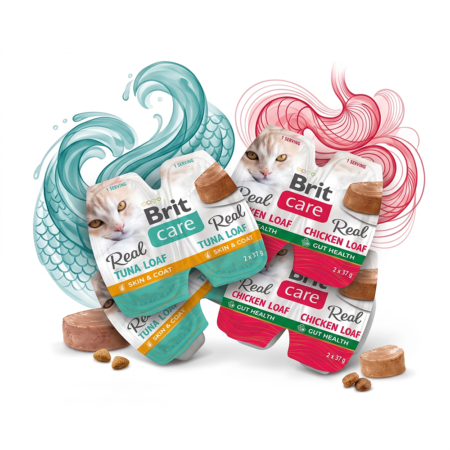 Brit Care Cat Real Loaf Duo Cup Pâté Chat 2x37g