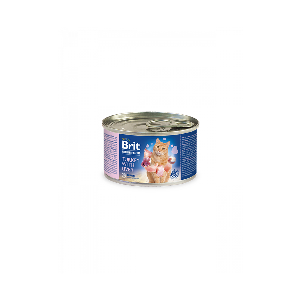 Brit Premium by Nature Turkey with Liver 200 g Brit Premium by Nature Turkey with Liver 200 g