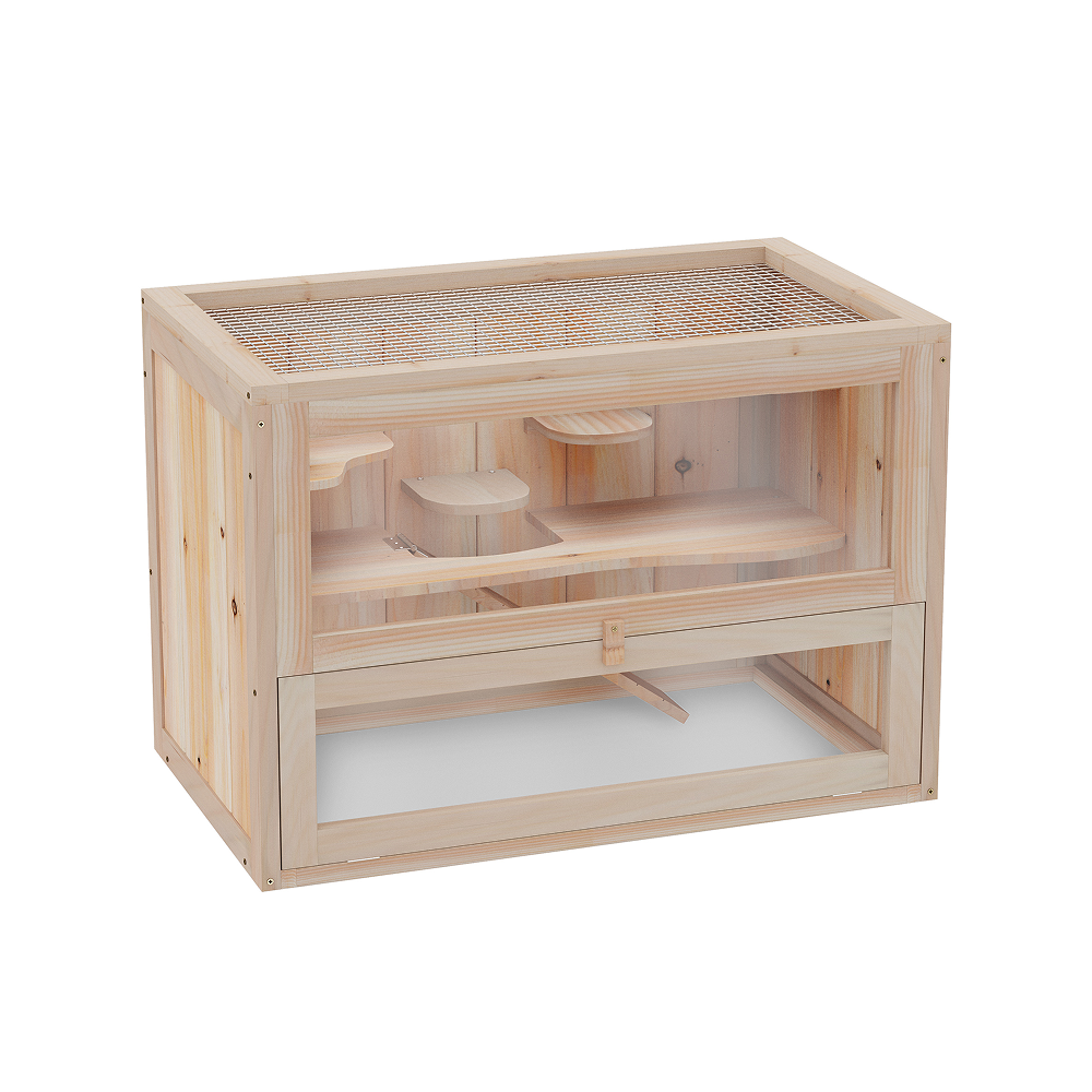 Cage pour hamsters souris petits rongeurs multi-équipements rampe plateformes toit ouvrant grillagé porte bois de sapin plexiglas - pawhut Cage pour hamsters souris petits rongeurs multi-équipements rampe plateformes toit ouvrant grillagé porte bois de sapin plexiglas - pawhut