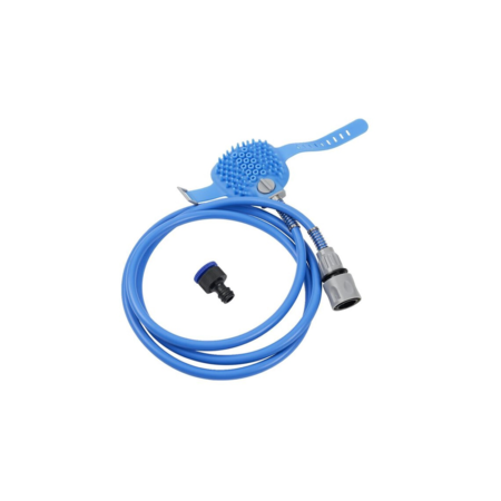 Douchette pour chien ABS et polyéthylène bleu 3cm