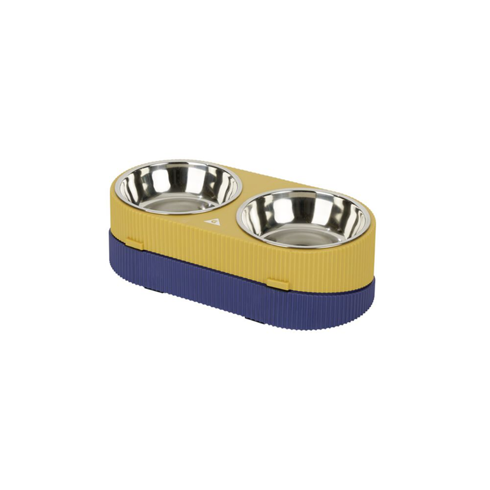 Gamelle double chien 2-en-1 anti glouton Gamelle double chien 2-en-1 anti glouton