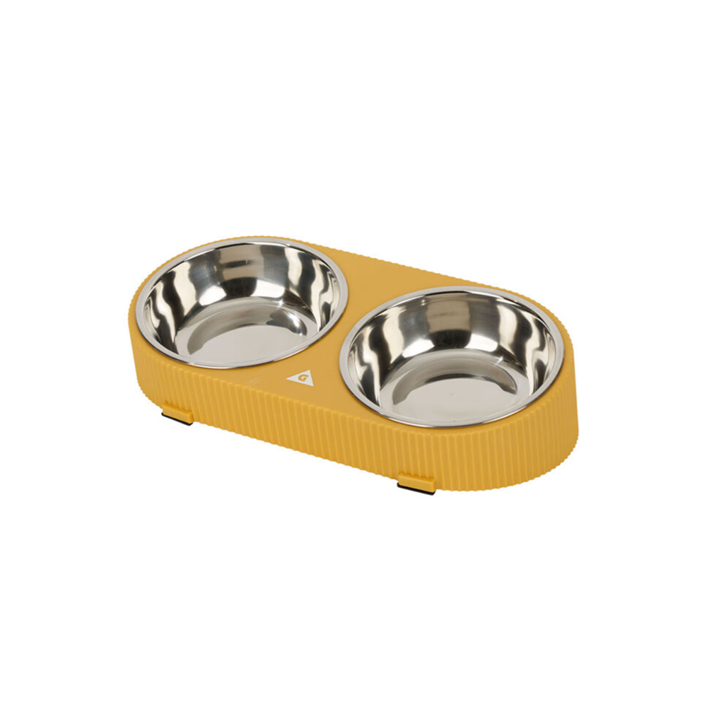 Gamelle double chien 2-en-1 anti glouton Gamelle double chien 2-en-1 anti glouton